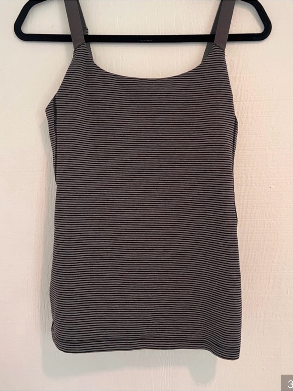 Lululemon Gray Striped Scoop Neck Tank Top EUC - Picture 8 of 8